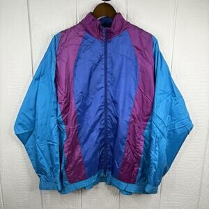 Vintage 90’s Mac Gregor Multicolor Windbreaker Size Large